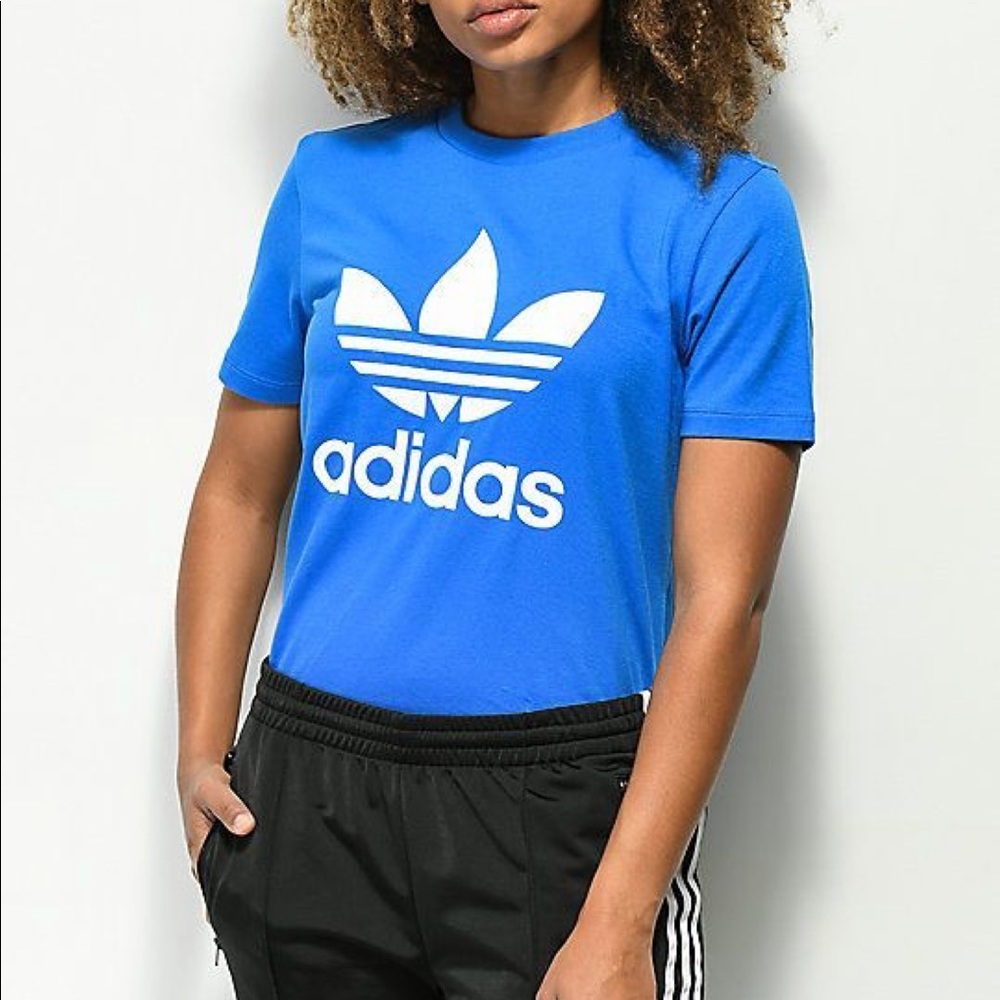 ADIDAS Blue Logo T-Shirt